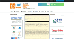 Desktop Screenshot of limsforum.com