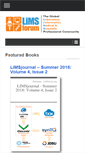 Mobile Screenshot of limsforum.com